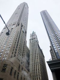 Low angle view of buildings against sky