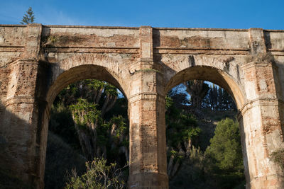 Aquaduct arroyo de don ventura, malaga province, spain