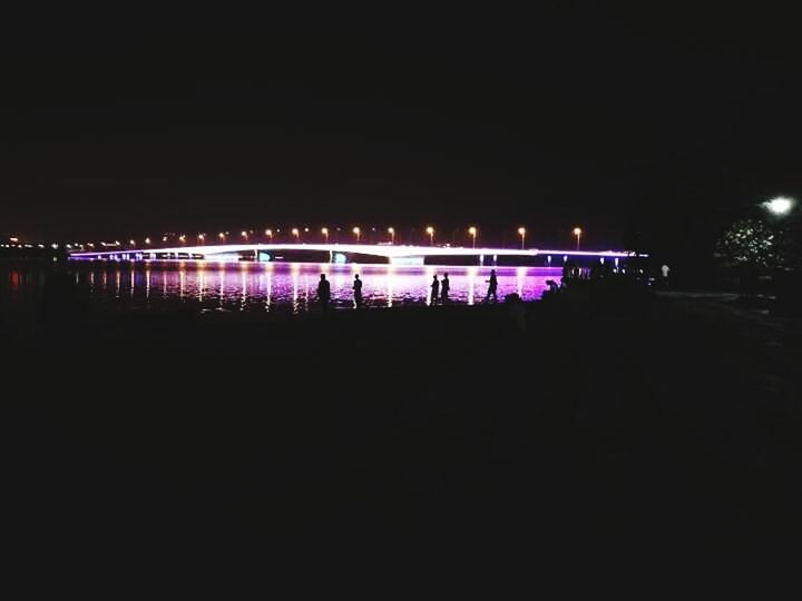 VIEW OF ILLUMINATED TUNNEL