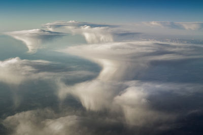 Low angle view of clouds in sky