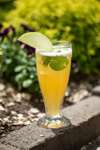 Close-up of drink on table