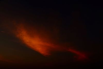 Low angle view of cloudy sky