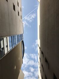 Low angle view of buildings against sky