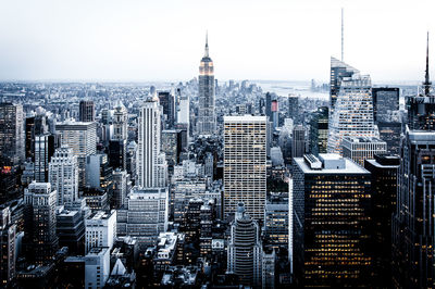 Aerial view of city