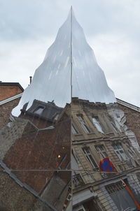 Low angle view of built structure against sky