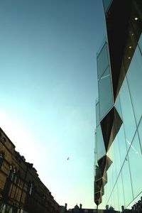 Low angle view of buildings against sky