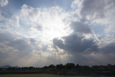 Panoramic view of landscape against sky