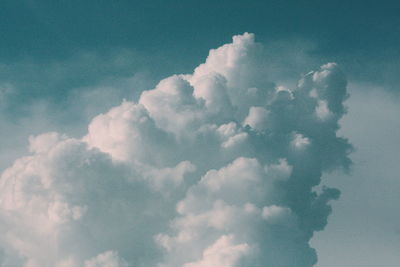 Low angle view of clouds in sky