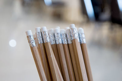 Close-up of pencils