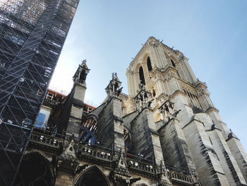 Low angle view of buildings against sky