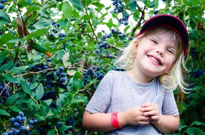 Portrait of smiling boy