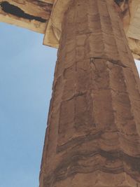 Low angle view of historical building