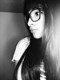 Portrait of young woman