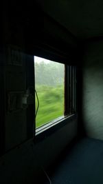 Interior of abandoned house