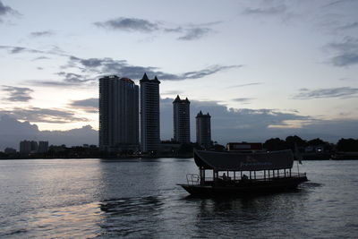 River with buildings in background