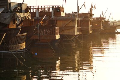 Nautical vessel in water