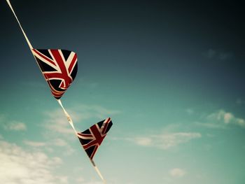 Union flags in the breeze