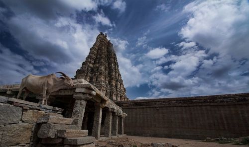 Low angle view of a temple