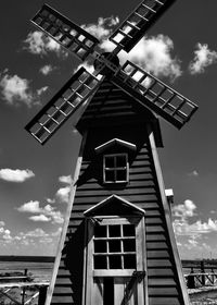 Low angle view of traditional building against sky