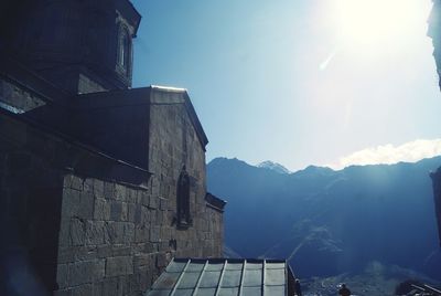 Low angle view of building against sky