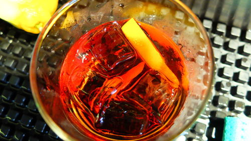 Close-up of food on table