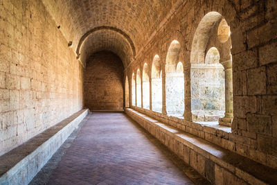 Corridor of historic building