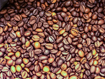 Full frame shot of coffee beans