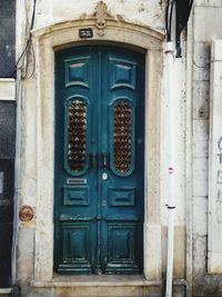 Entrance of building