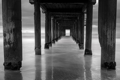 View of pier over sea