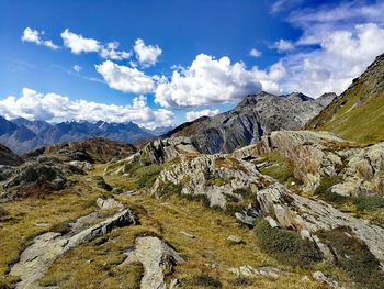 Panoramic view of landscape against sky