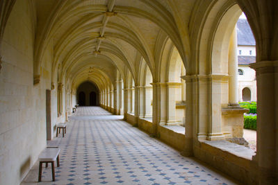 Corridor of historic building