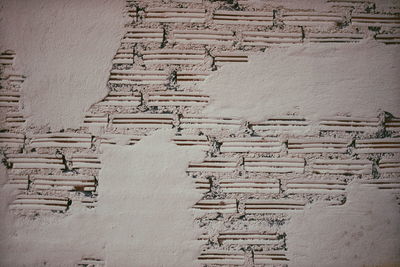 Text on wall of building