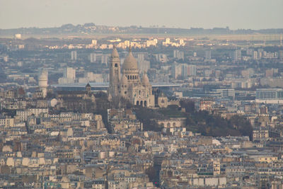 Aerial view of buildings in city