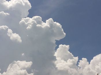 Low angle view of clouds in sky