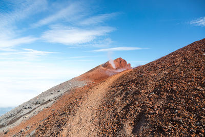 Avachinsky volcano, kamchatka peninsula, russia.