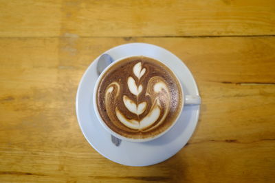 Close-up of coffee on table