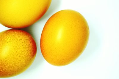 Close-up of yellow eggs