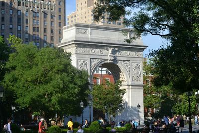 People at washington square park