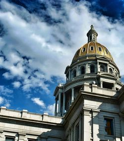 Gold dome of colorado state capitol