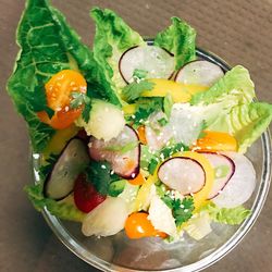 Close-up of fruit salad