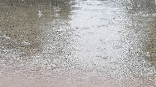 Full frame shot of wet water