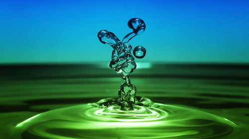 Close-up of rippled water