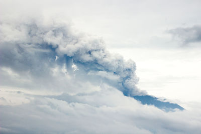 Low angle view of cloudy sky