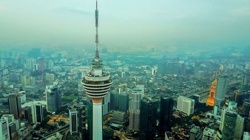 Aerial view of cityscape