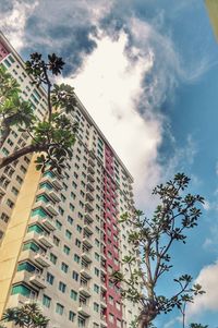 Low angle view of building against sky