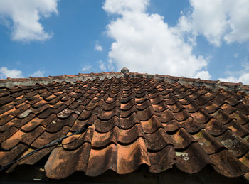 House tile and blue sky