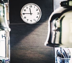 Close-up of clock