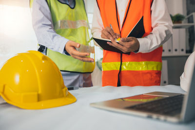 People working on laptop