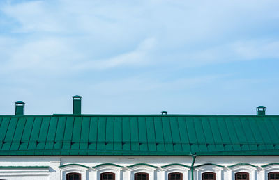 Low angle view of building against sky