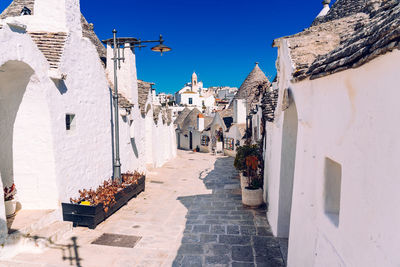 Alley amidst buildings in town